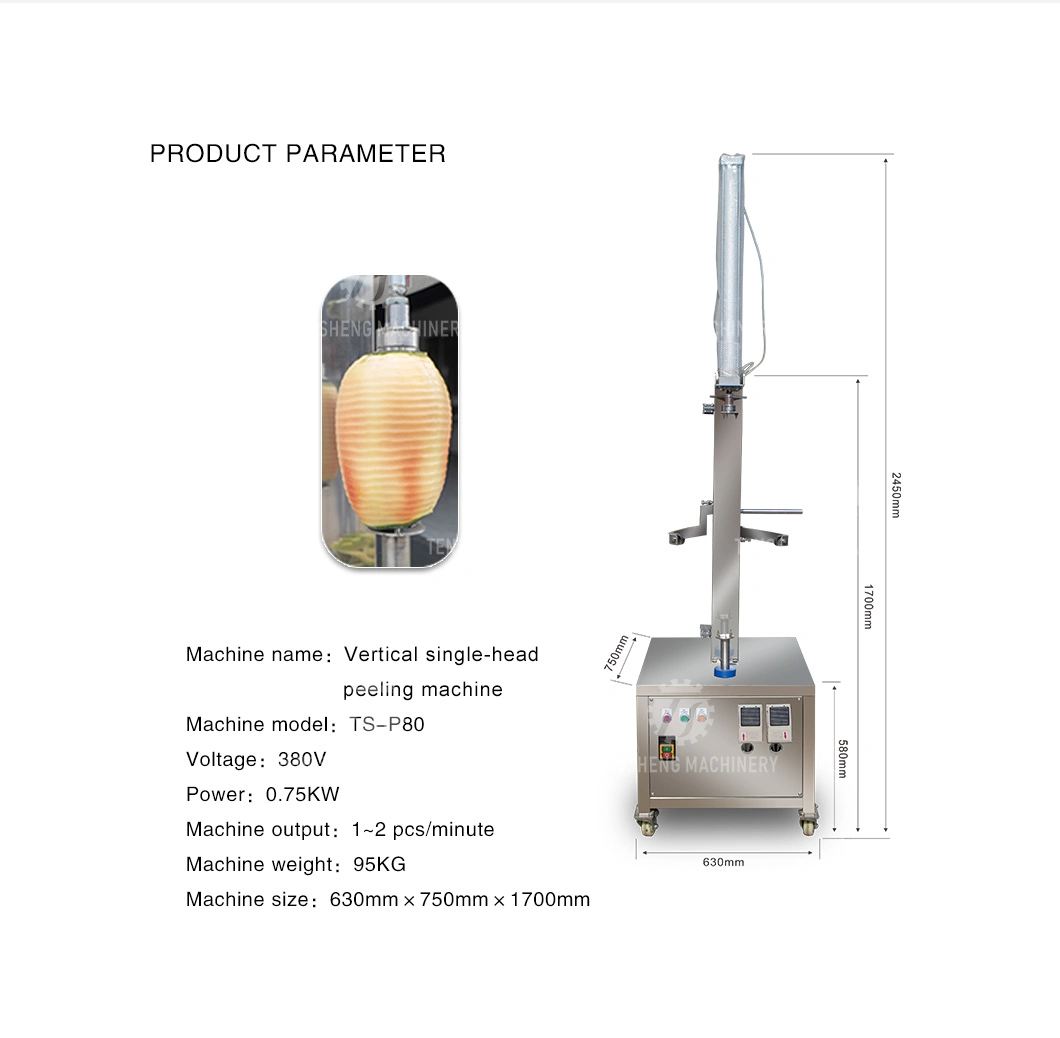 Vegetable and Fruit Peeling Machine Automatic Peeling Machine a