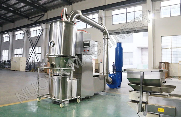 Gfg300 High Efficient Pharmaceutical Fluid Bed Dryer Medical Boiling Drying Machine