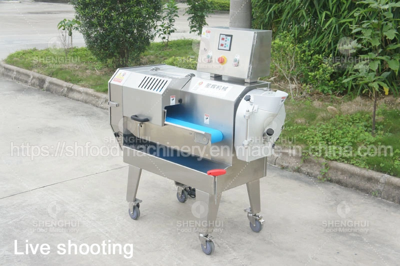 Automatic Fruit Cutting Equipment Root Vegetable Slicing Machine Taro Dicing Machine Potato Shredder Kitchen Equipment Leafy Vegetable Cutting Machine