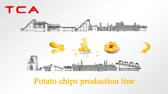 Полностью автоматическая машина для переработки банановых чипсов от 50 до 2000 кг, линия по производству чипсов из сладкого картофеля